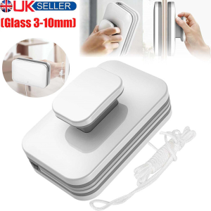 Magnetic Window Cleaner Tool Double Side Windows Cleaning Wiper Glass Brush UK