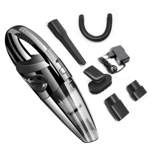 Cordless Handheld Vacuum Cleaner Powerful Cyclonic Suction Car Interior Cleaning Portable Rechargeable for Pet Hair at Home