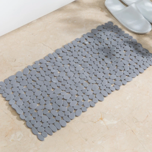 1Pc Pebble Non Slip Shower Mat with Strong Suction Cups 36X69Cm PVC anti Slip Bath Mat for Tub Bathtub Mats for Bathroom Decor