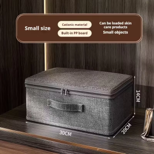 1PC Clothes Storage Box with Zipper Large Capacity Folding Clothes Quilts Organizer Bag Wardrobe Organizer Underwear Storage Box