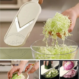 Stainless Steel Blade Vegetable Chopper Slicer Non Slip Base Cabbage Carrot, Salad Onion Cutter