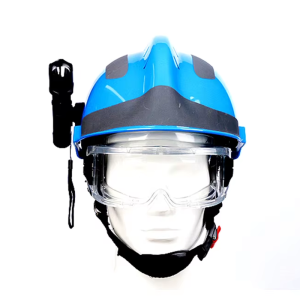 Firefighter Protective Helmetemergency Rescue Firefighting ABS Helmet with Headlamp and Gogglesf2 Safety Rescue Helmet