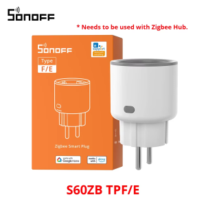 S60ZB Iplug Zigbee Smart Plug Energy Monitoring Wireless Socket Timer Smart Switch Voice Control Google Home Amazon Alexa