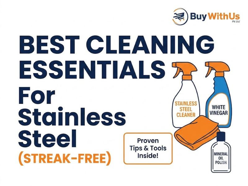 Discover the best cleaning essentials for stainless steel appliances. Learn how to remove tough smudges, grease, and fingerprints without scratching the surface.