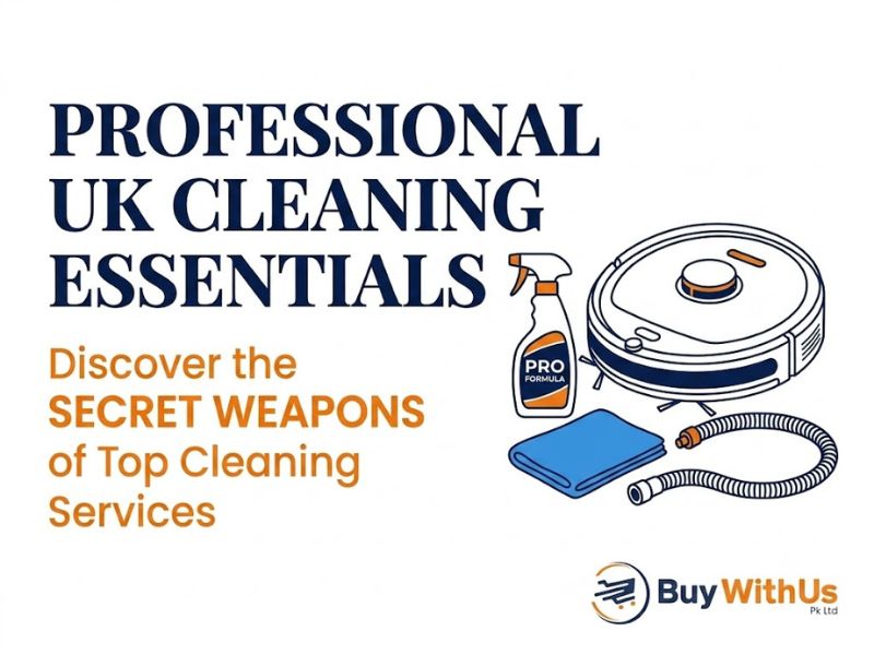 Discover the commercial chemicals, microfibre tools, and drainage maintenance equipment used by professional UK cleaning services to deliver high-standard results.